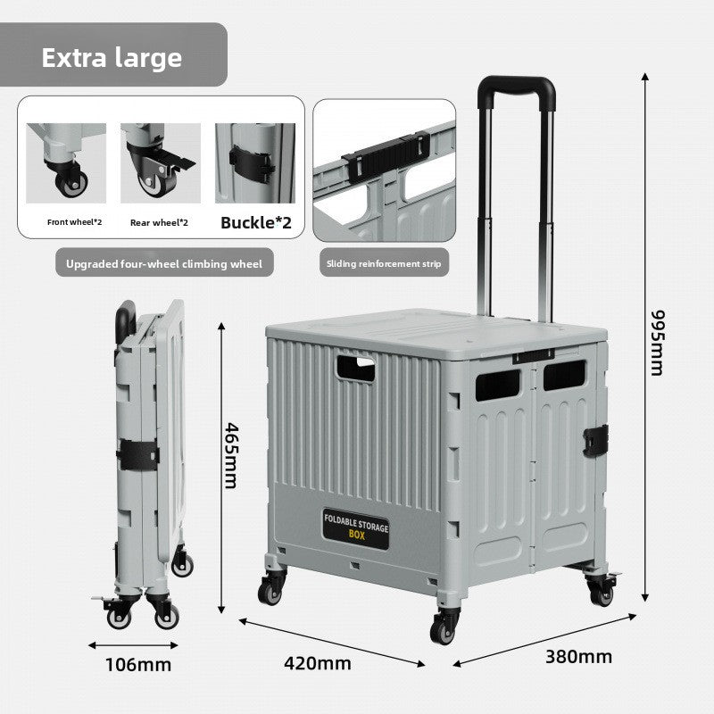Portable Foldableing Shopping Cart